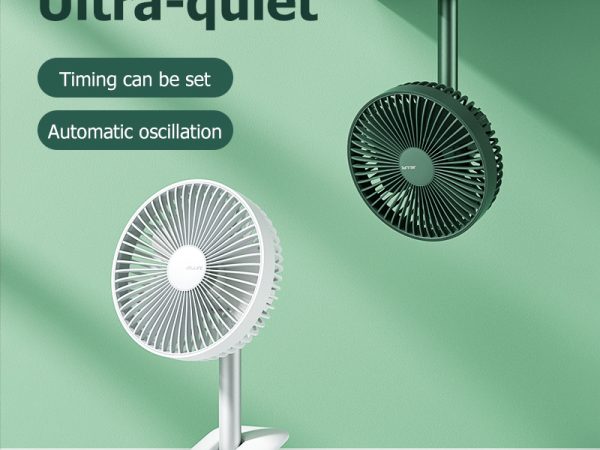 JISULIFE FA13R RechargeableClip Auto-Oscillating Clip-On Fan (8000mAh)