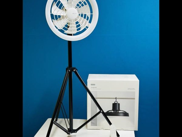 JISULIFE FA17 Remote Control LED Ceiling Fan Long/sort Tripod Stand