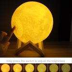 Big 18cm Rechargeable 3D Moon Lamp