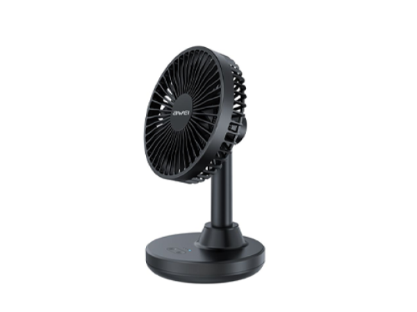 Awei F29 Mini Desktop Oscillating Rechargeable Fan 3600mAh Battery